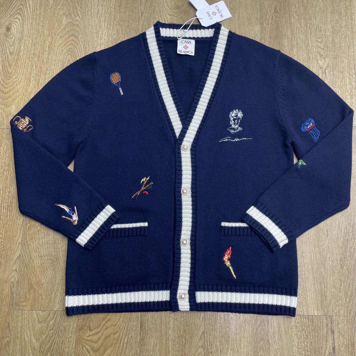 Casablanca Cashmere Cardigan   D0109 - EUR FASHION