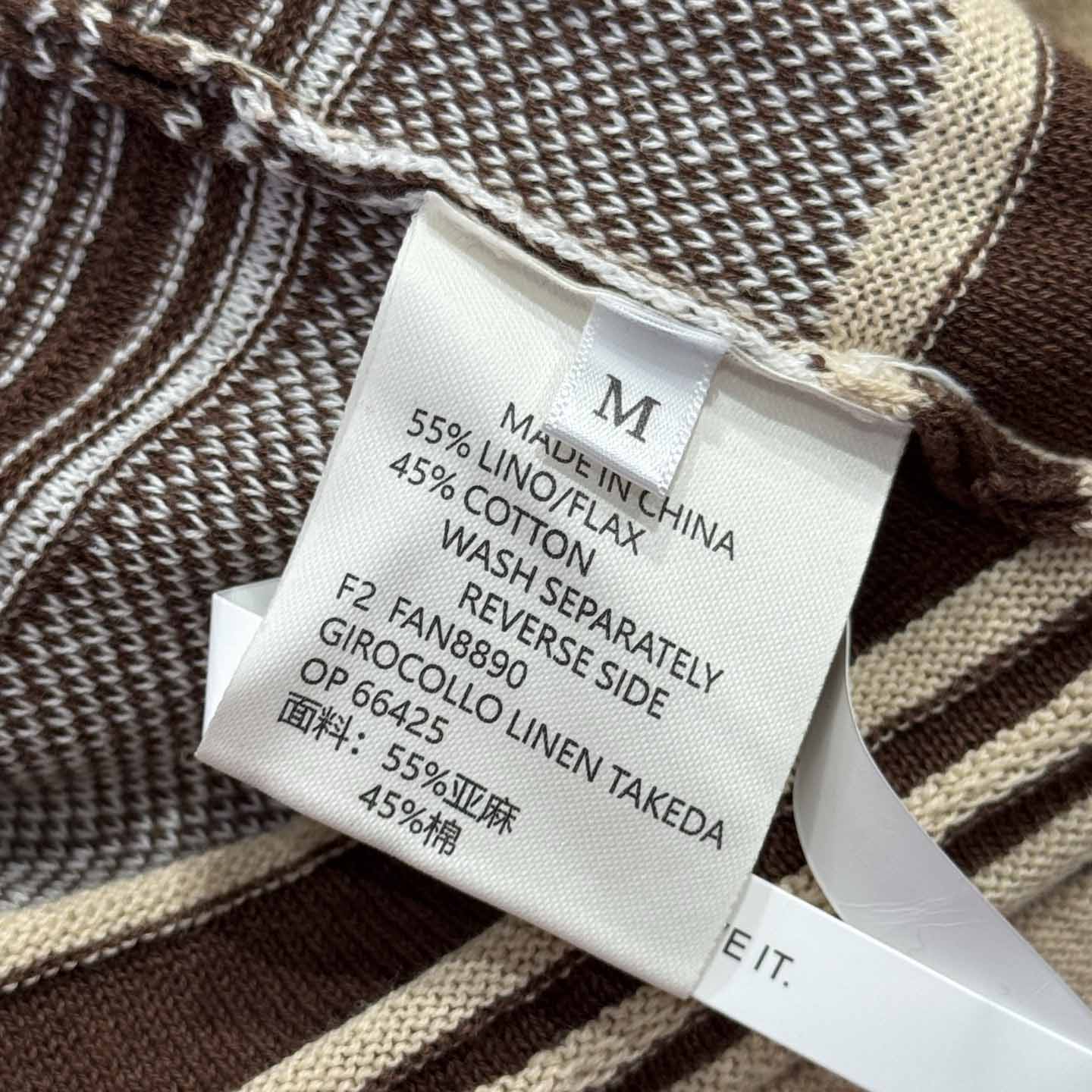 Bottega Veneta Men's Striped Linen-Blend Polo Shirt - EUR FASHION