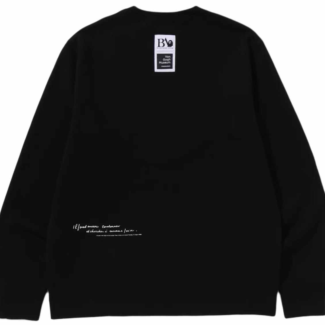 Bape x Van Gogh Museum College Crewneck Sweatshirt - EUR FASHION