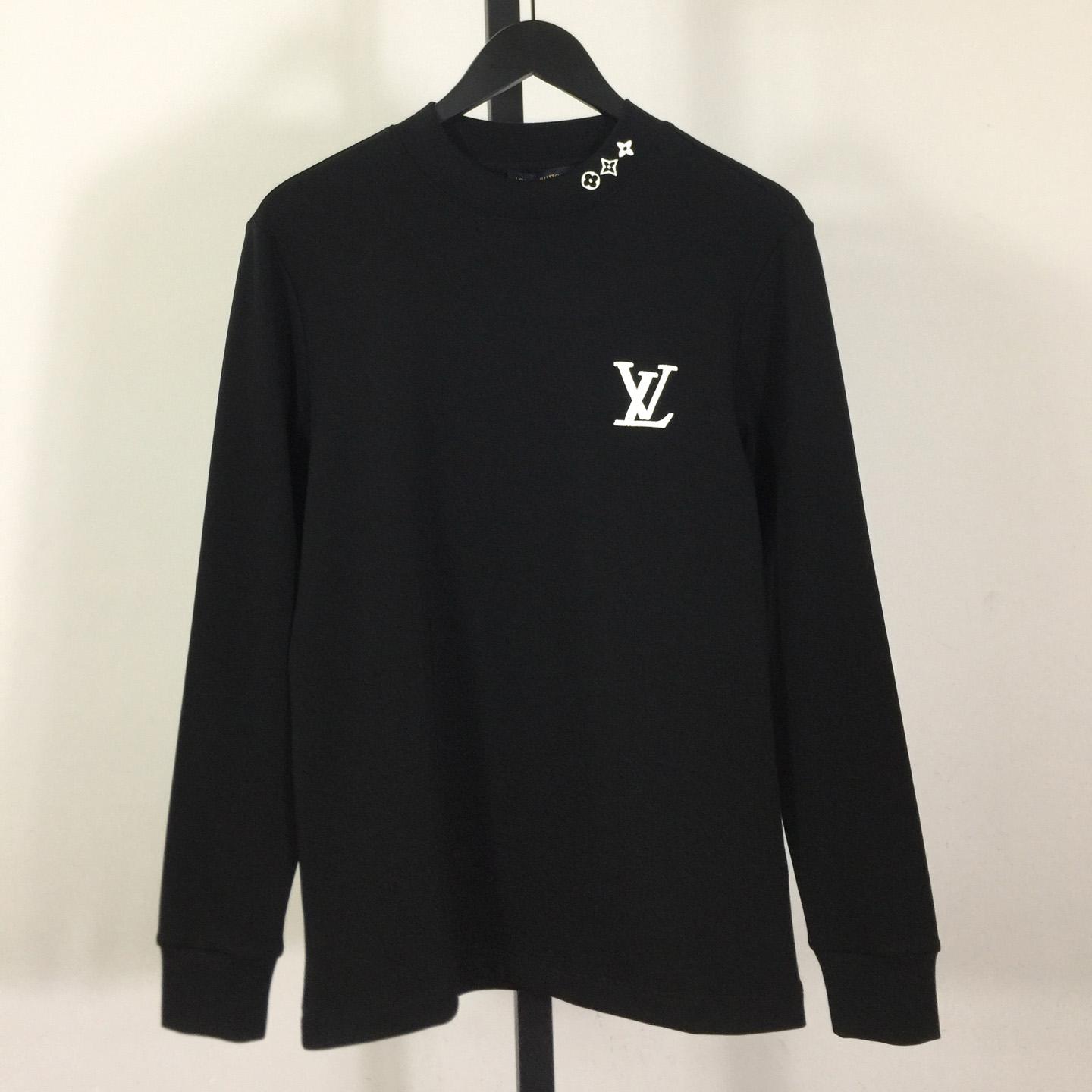 Louis Vuitton Embossed LV Long-Sleeved T-Shirt - EUR FASHION