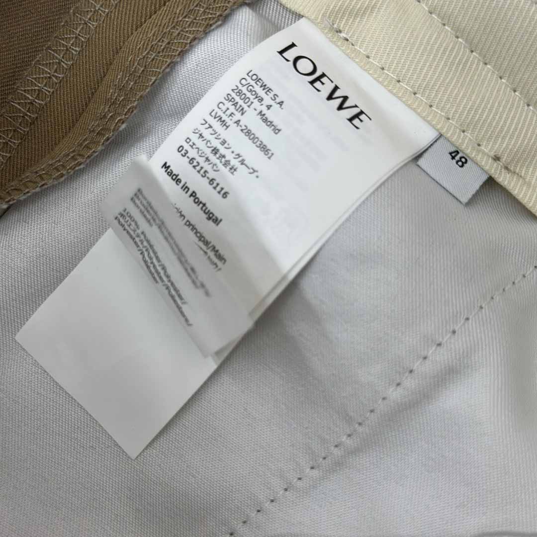 Loewe Low Crotch Trousers In Cotton - EUR FASHION