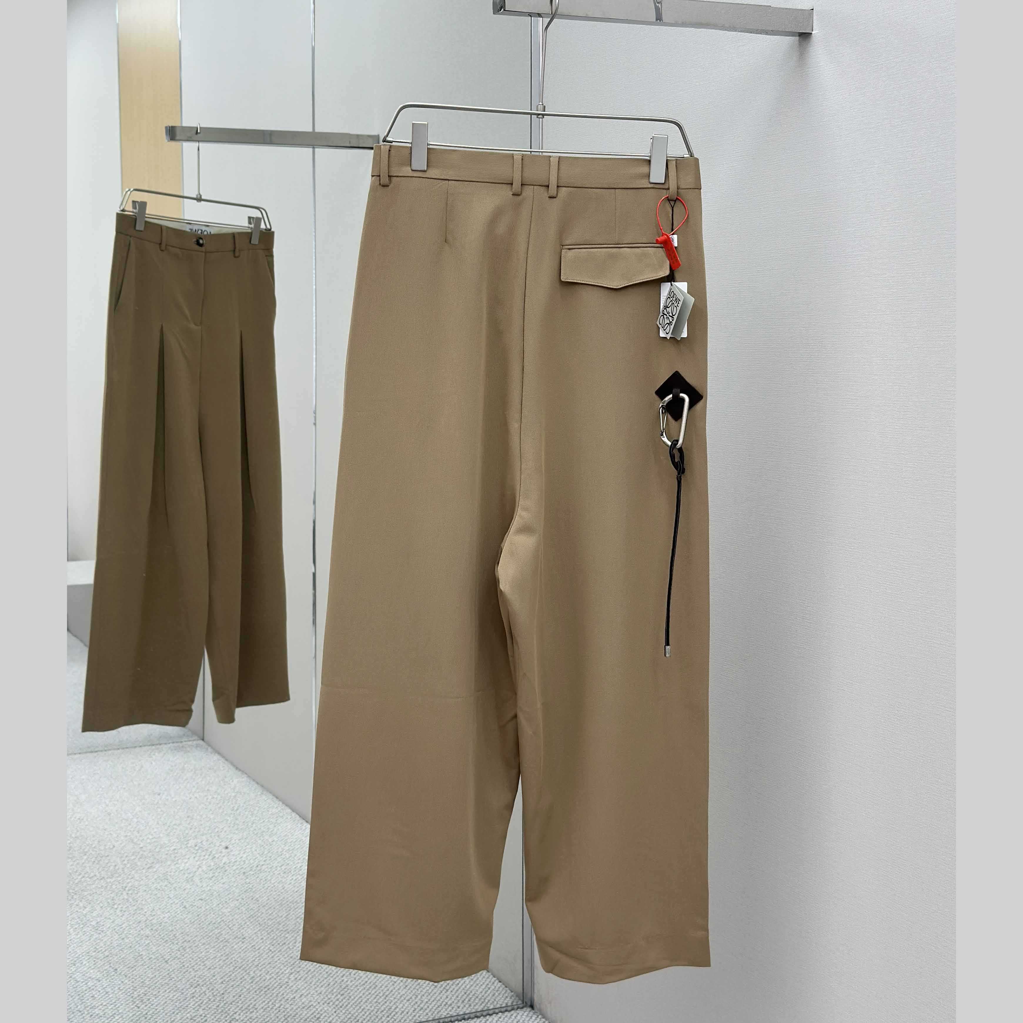 Loewe Low Crotch Trousers In Cotton - EUR FASHION