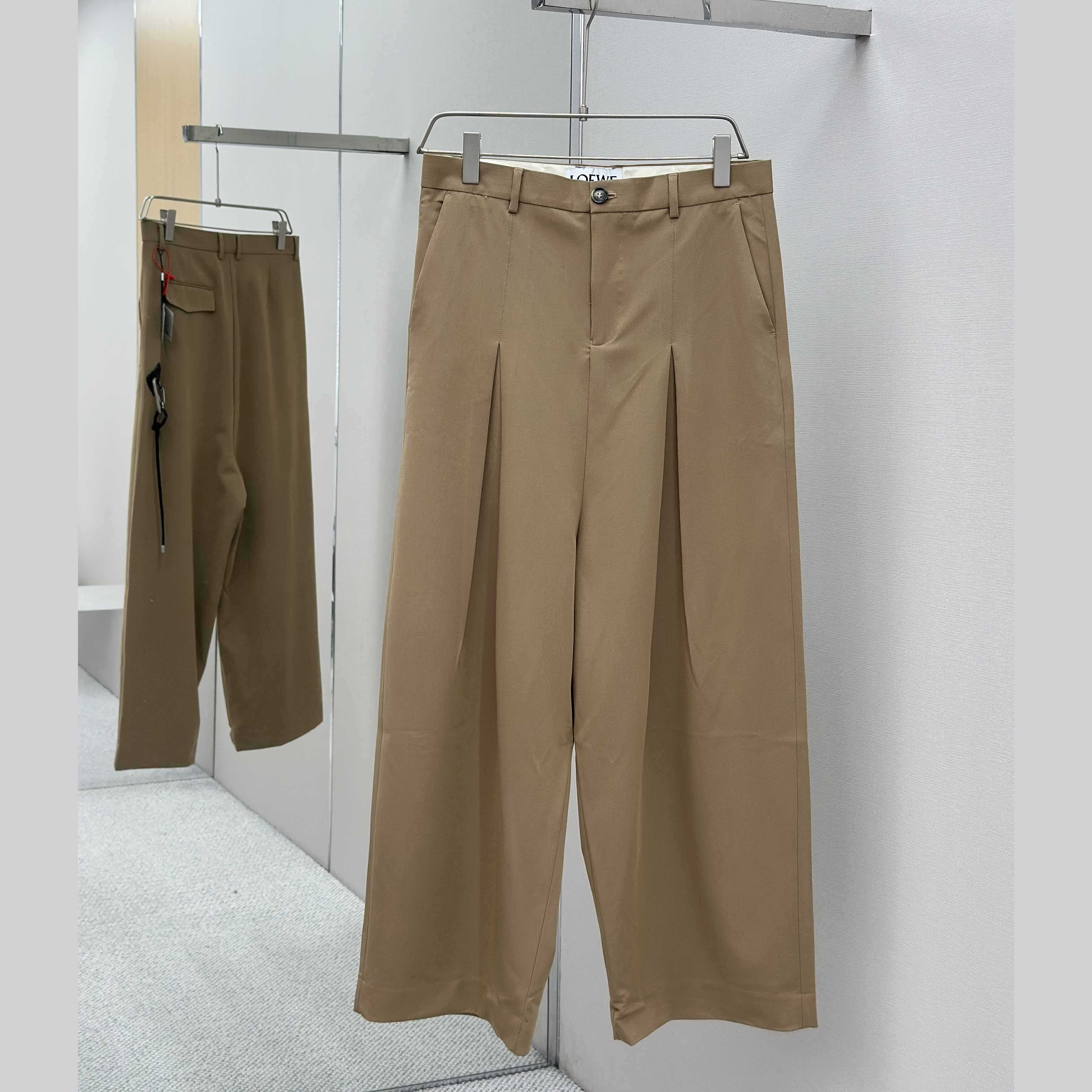 Loewe Low Crotch Trousers In Cotton - EUR FASHION