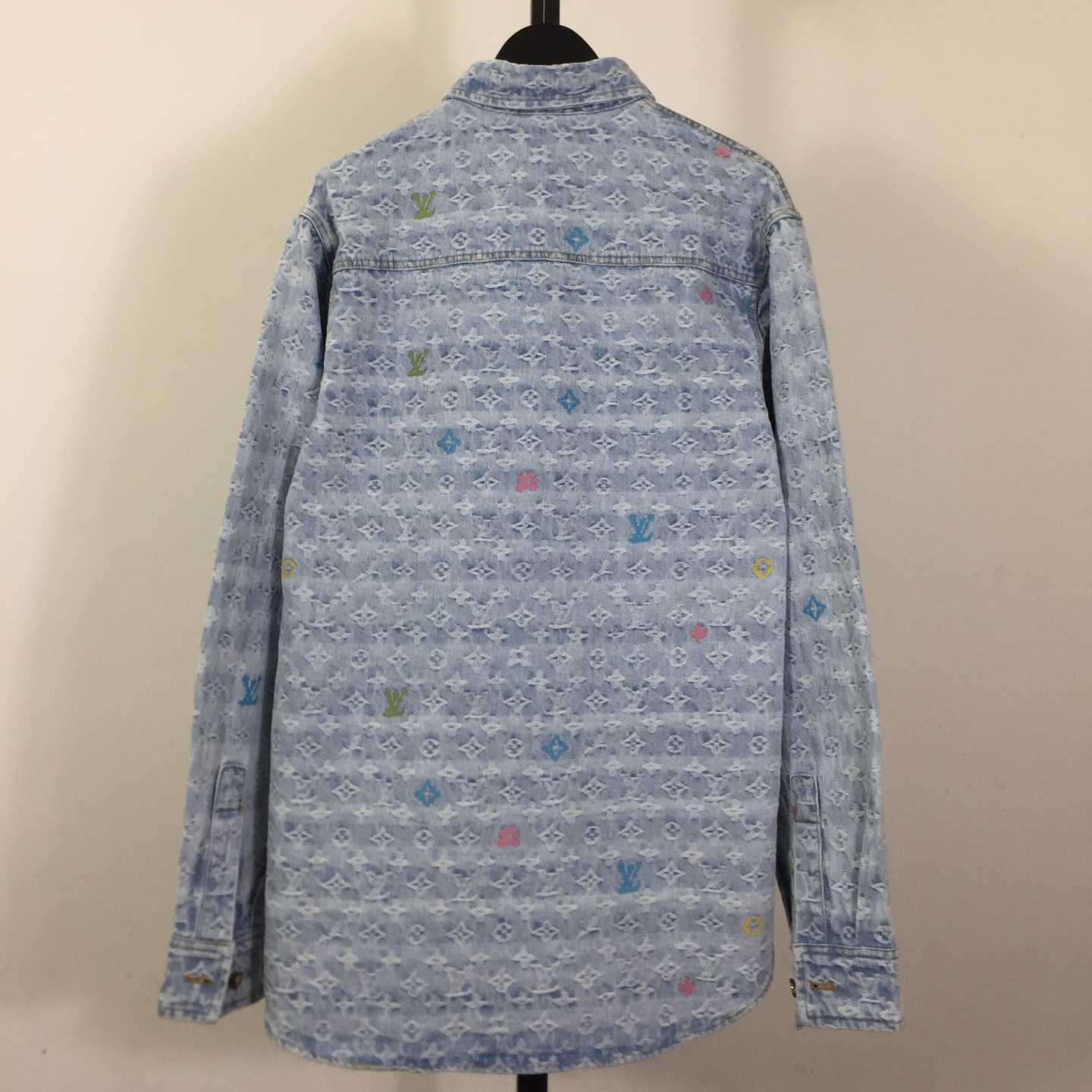 Louis Vuitton Tyler Colorful Card Denim Shirt - EUR FASHION