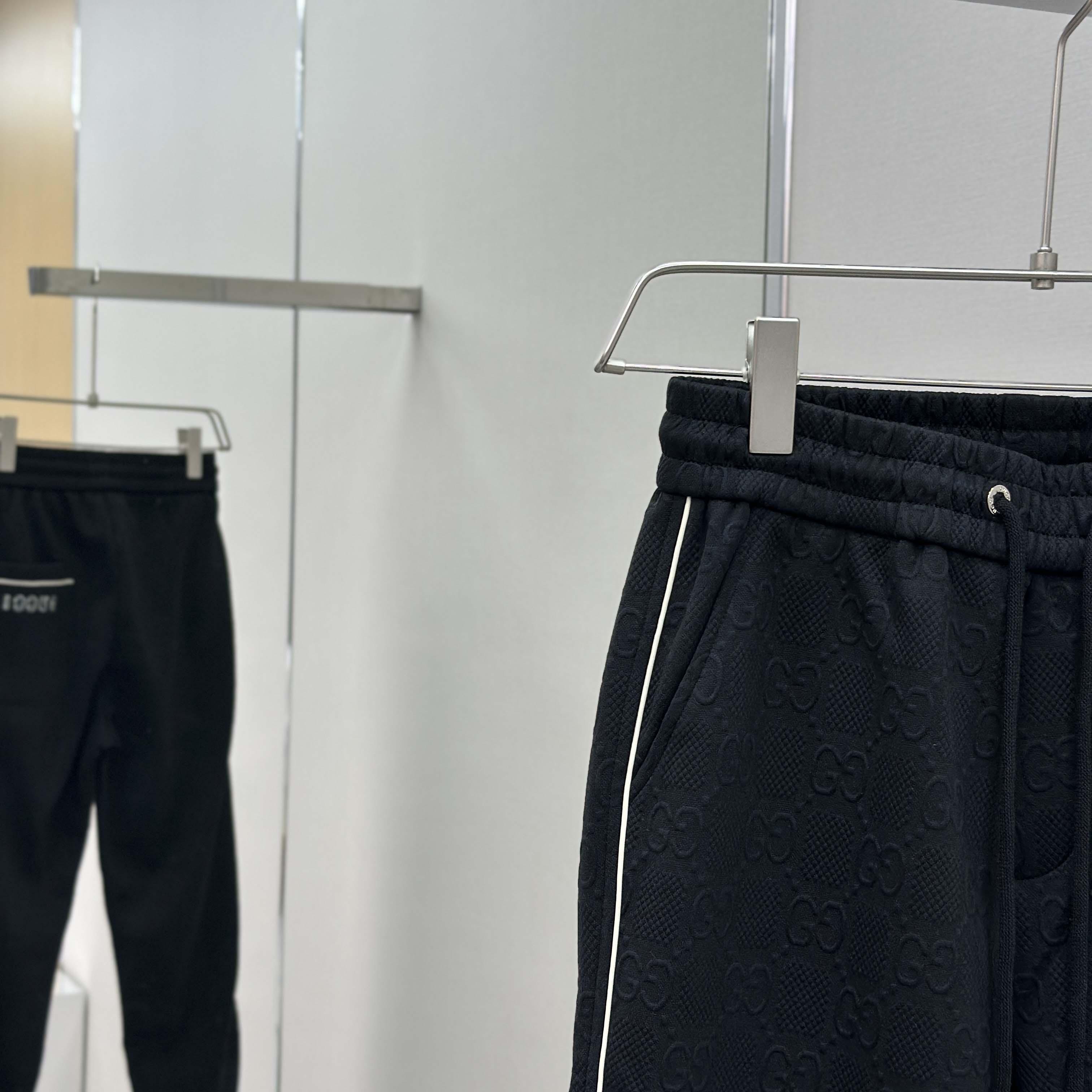 Gucci Black Cotton Pants - EUR FASHION