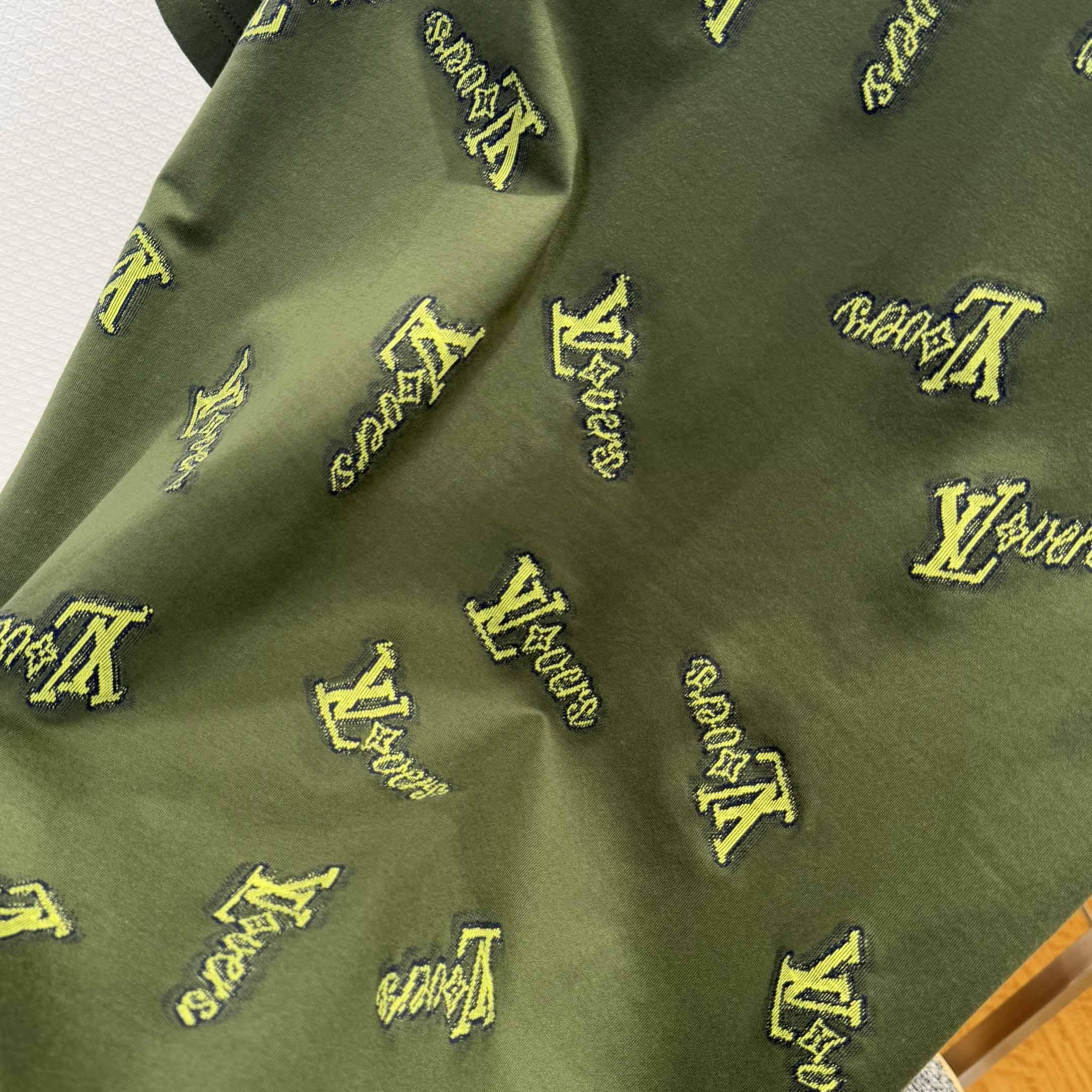 Louis Vuitton Jacquard Cotton T-Shirt   1AGJYS - EUR FASHION