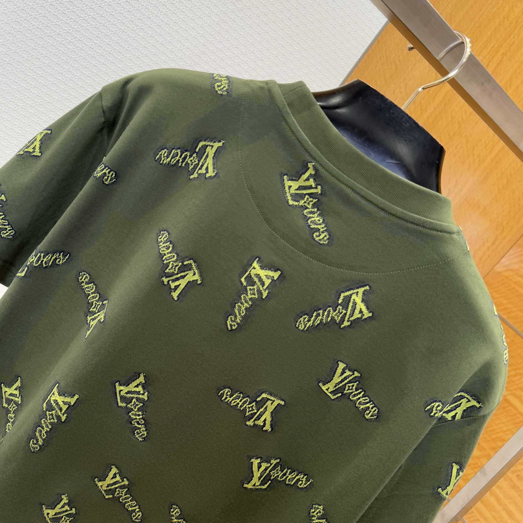 Louis Vuitton Jacquard Cotton T-Shirt   1AGJYS - EUR FASHION