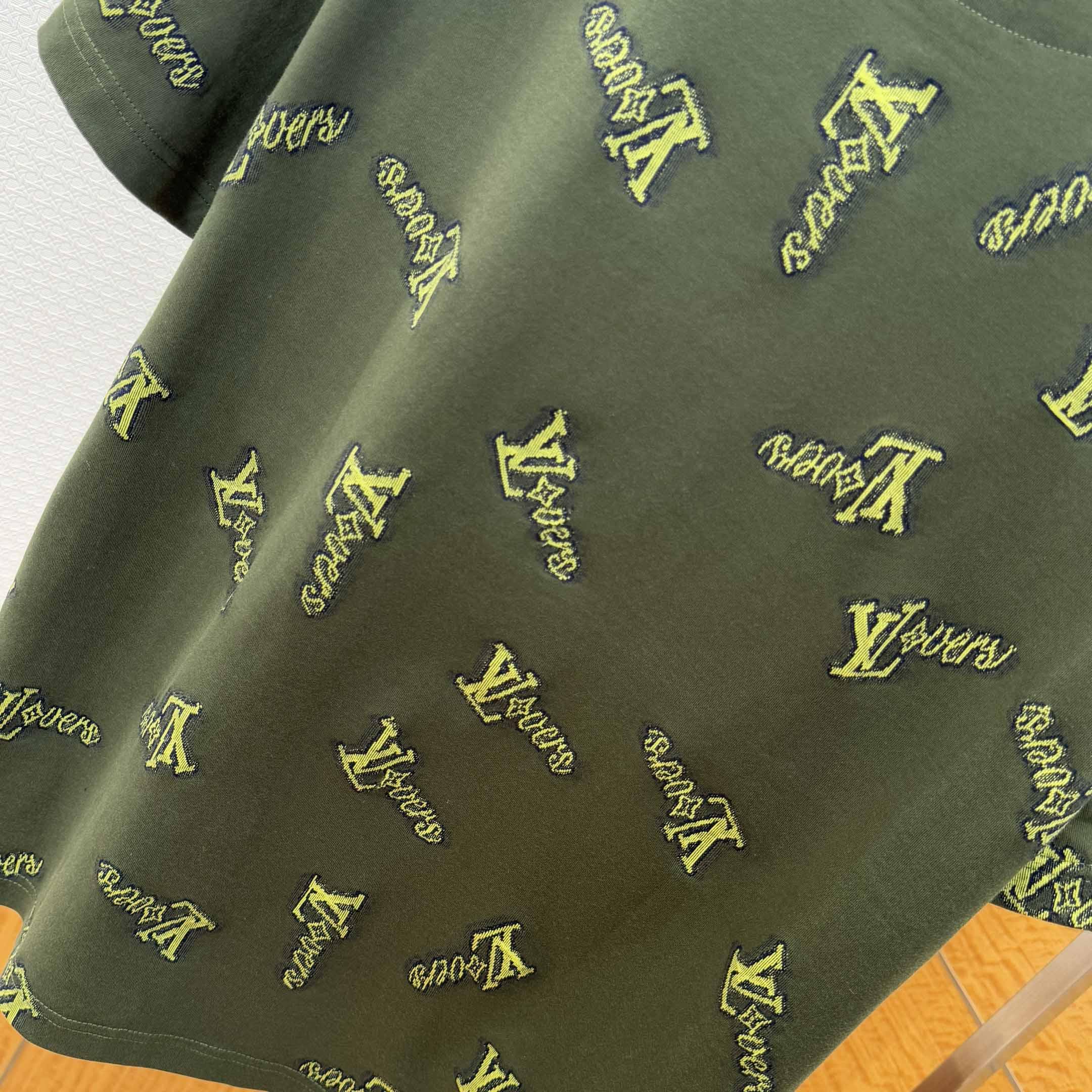 Louis Vuitton Jacquard Cotton T-Shirt   1AGJYS - EUR FASHION