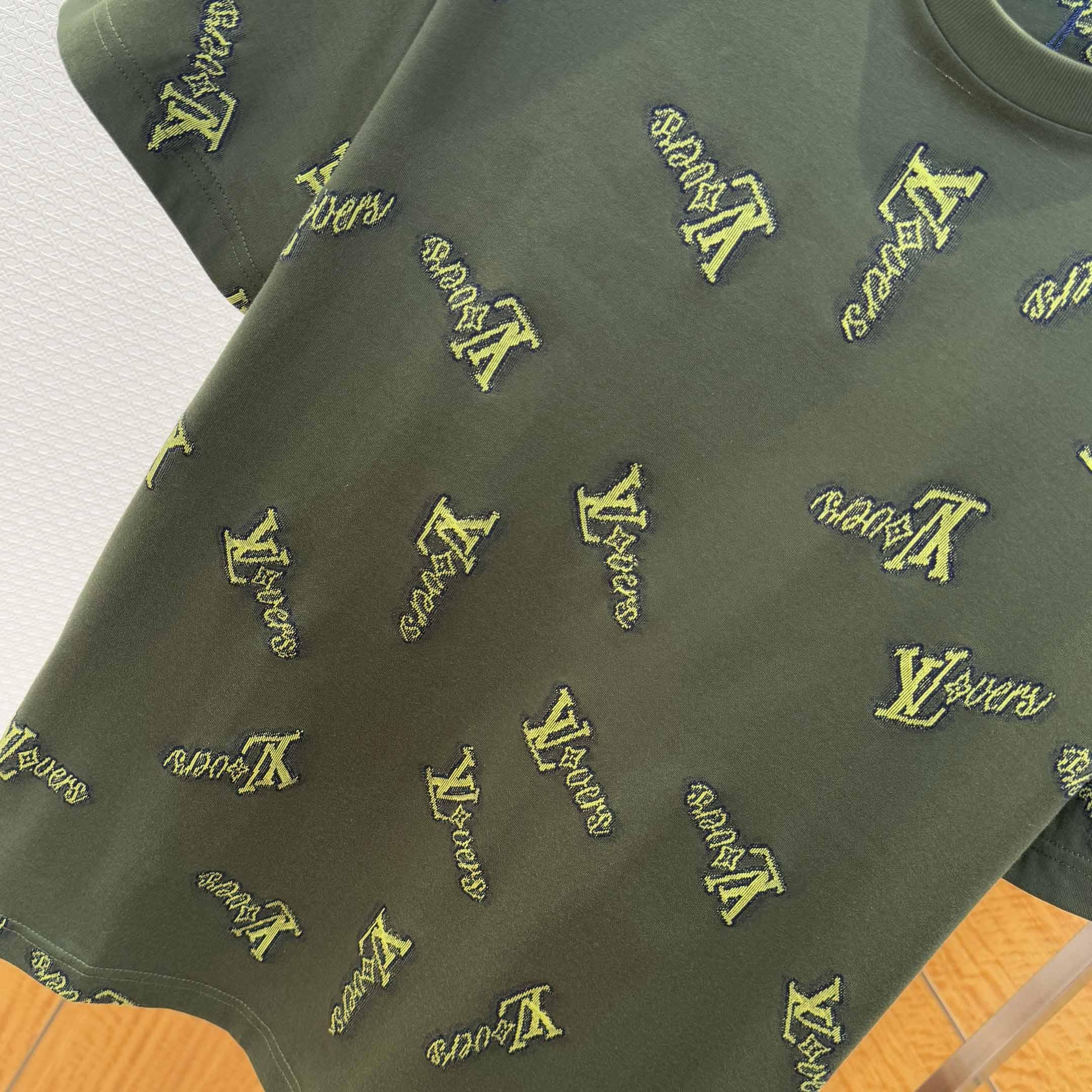 Louis Vuitton Jacquard Cotton T-Shirt   1AGJYS - EUR FASHION