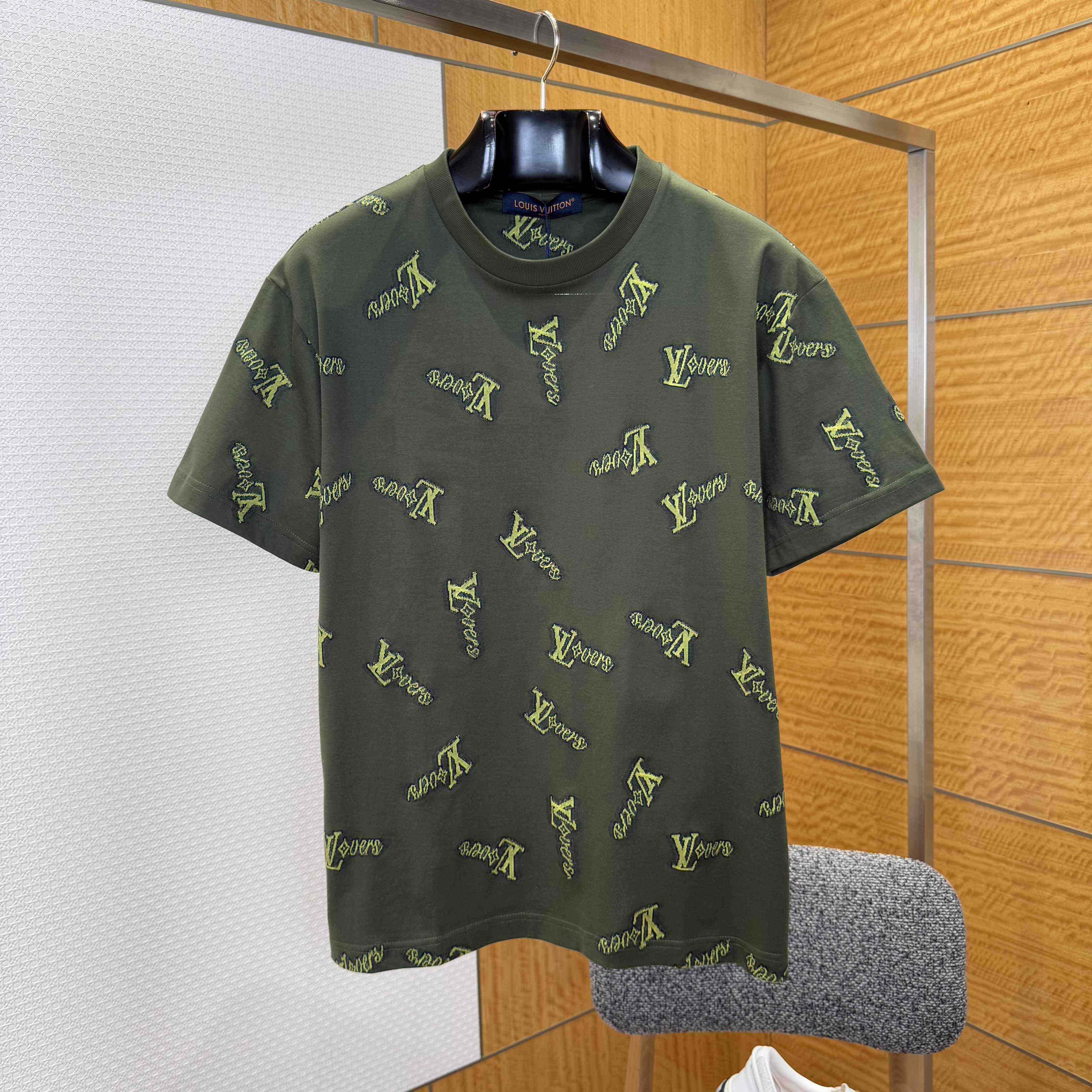 Louis Vuitton Jacquard Cotton T-Shirt   1AGJYS - EUR FASHION