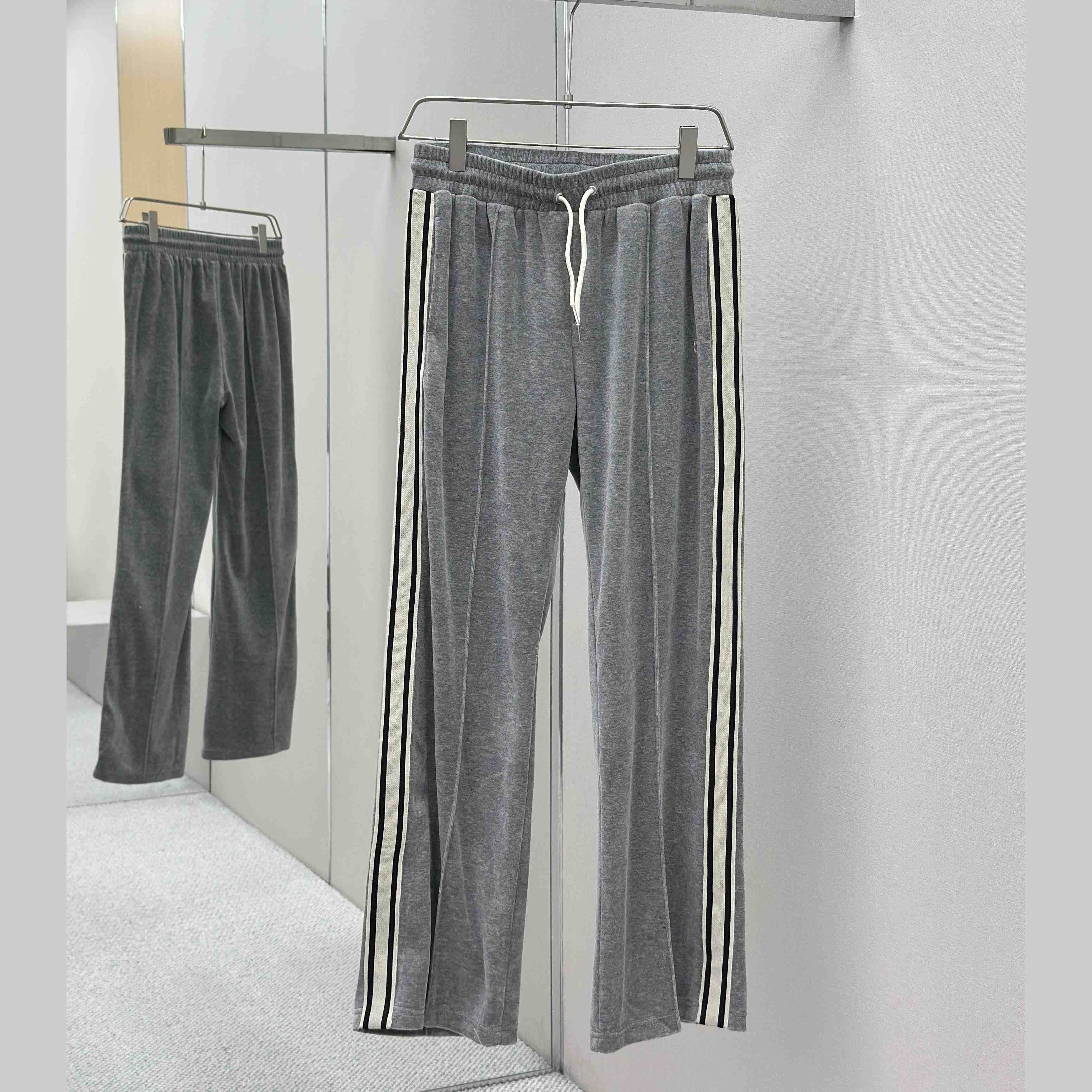 Celine Track Pants In Velvet Cotton - EUR FASHION