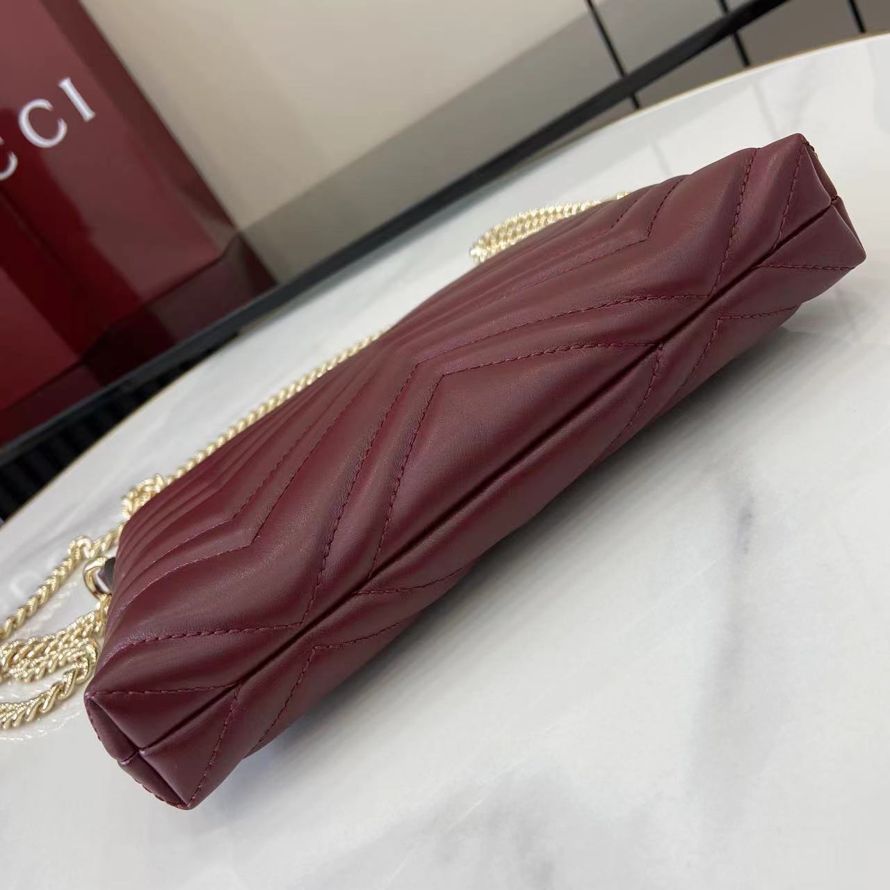 Gucci GG Marmont Pochette With Chain - EUR FASHION