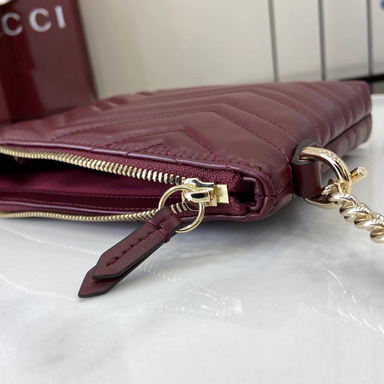 Gucci GG Marmont Pochette With Chain - EUR FASHION