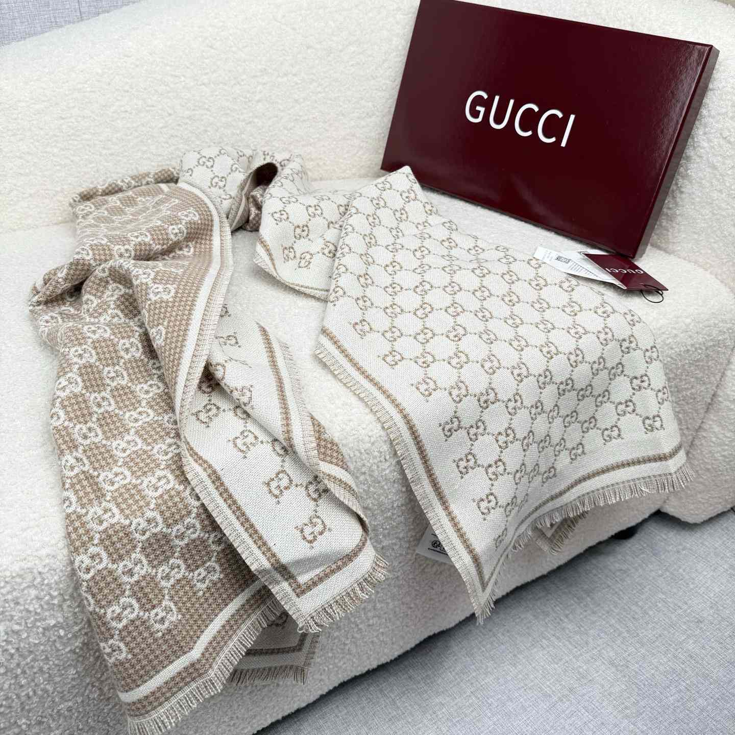Gucci GG Wool Scarf - EUR FASHION