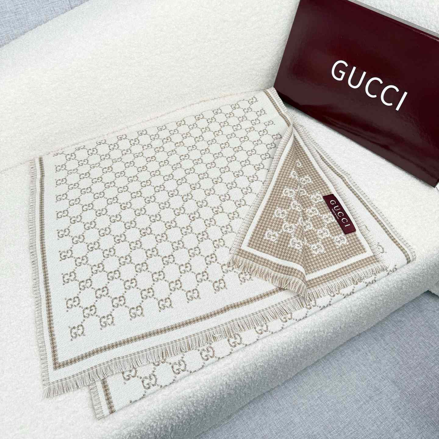 Gucci GG Wool Scarf - EUR FASHION