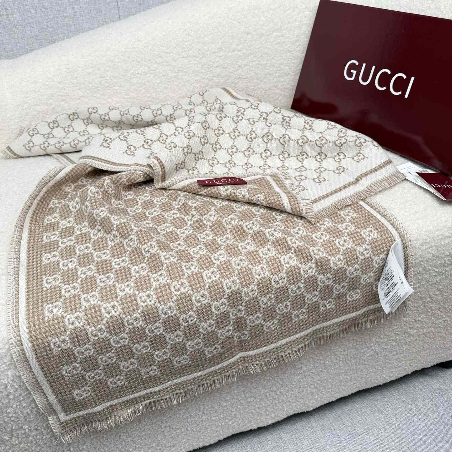 Gucci GG Wool Scarf - EUR FASHION