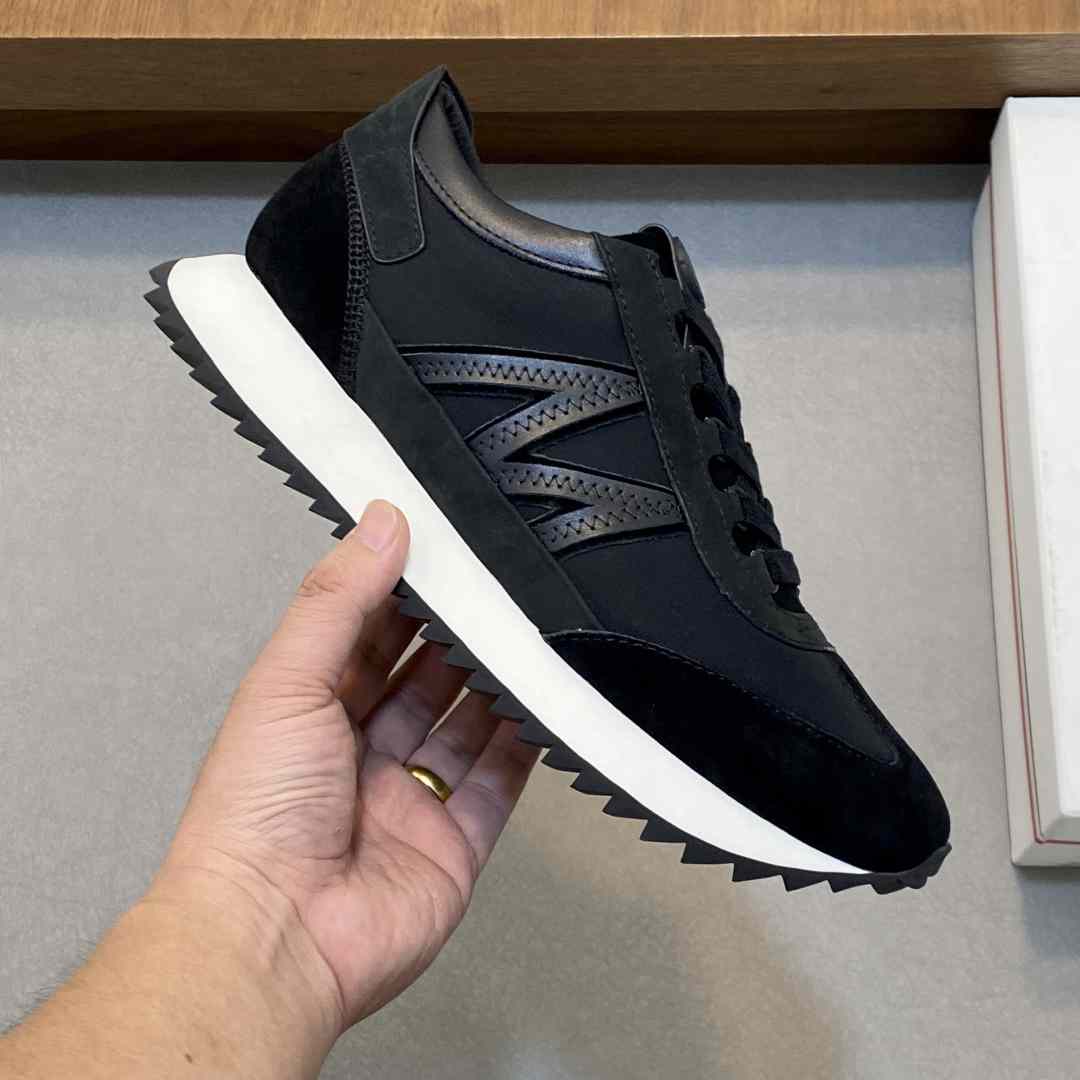 Moncler Pacey2 Suede & Nubuck Trainers - EUR FASHION