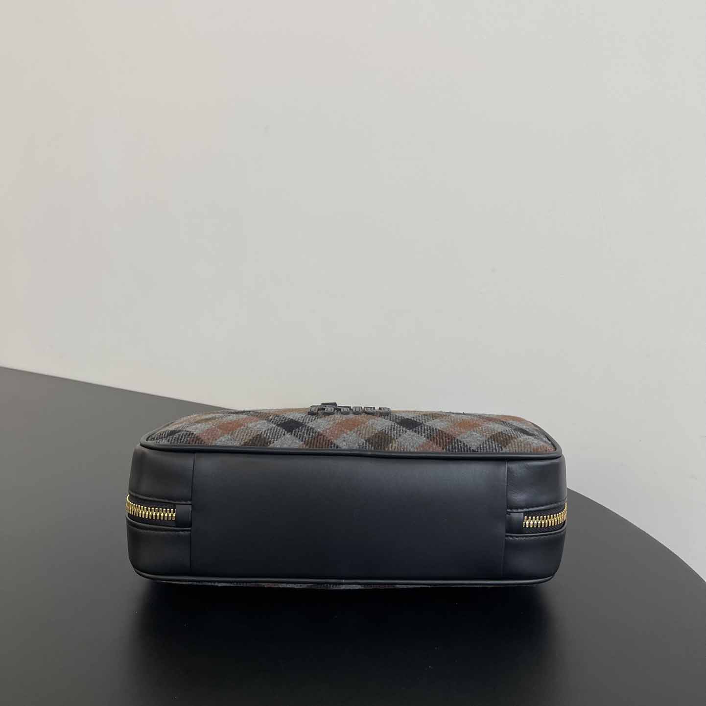 Miu Miu Beau Plaid And Leather Bag - EUR FASHION
