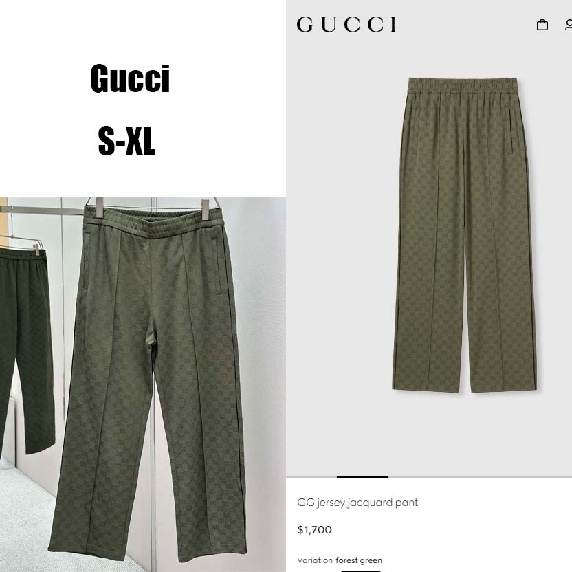 Gucci GG Jersey Jacquard Pant - EUR FASHION