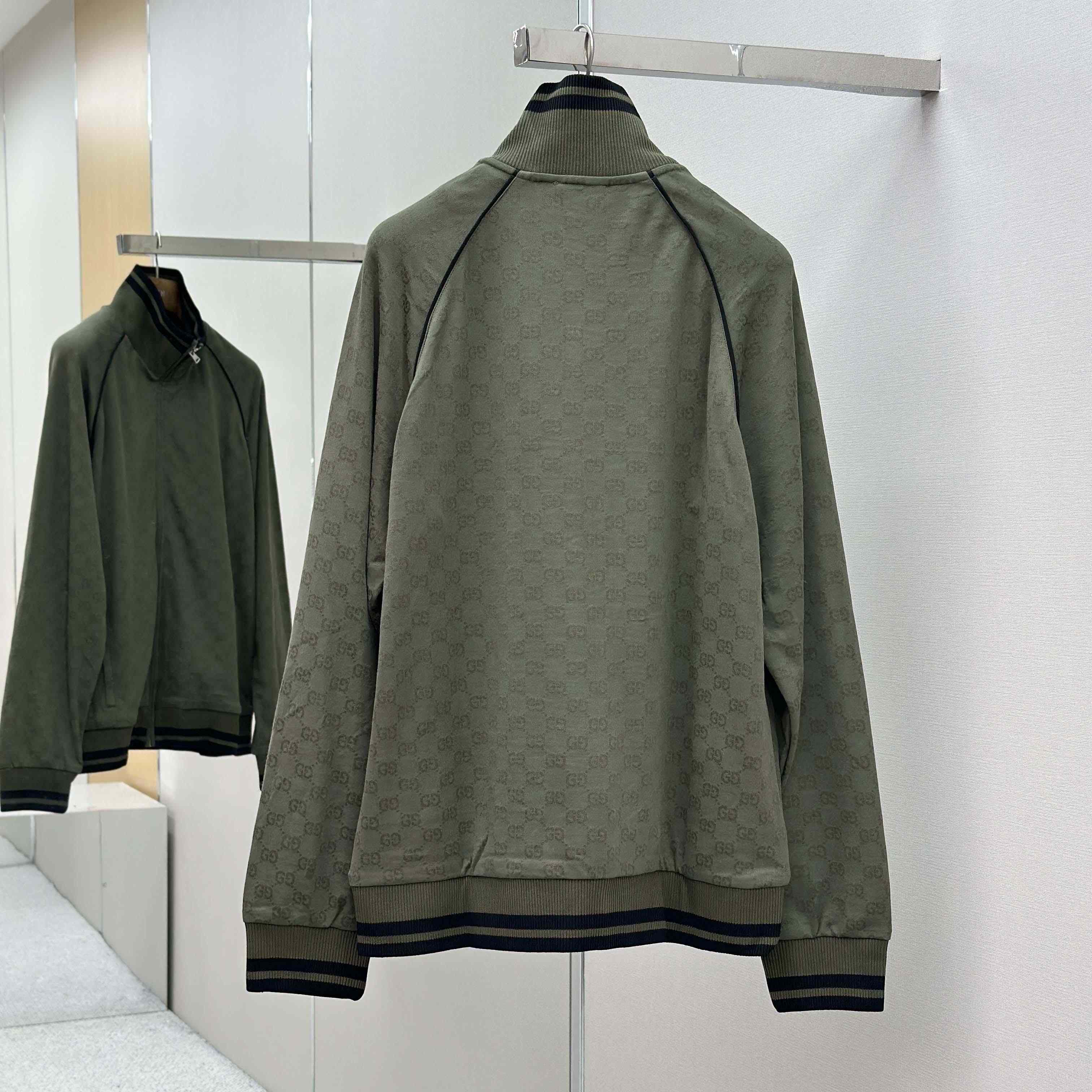 Gucci GG Jersey Jacquard Zip Jacket - EUR FASHION