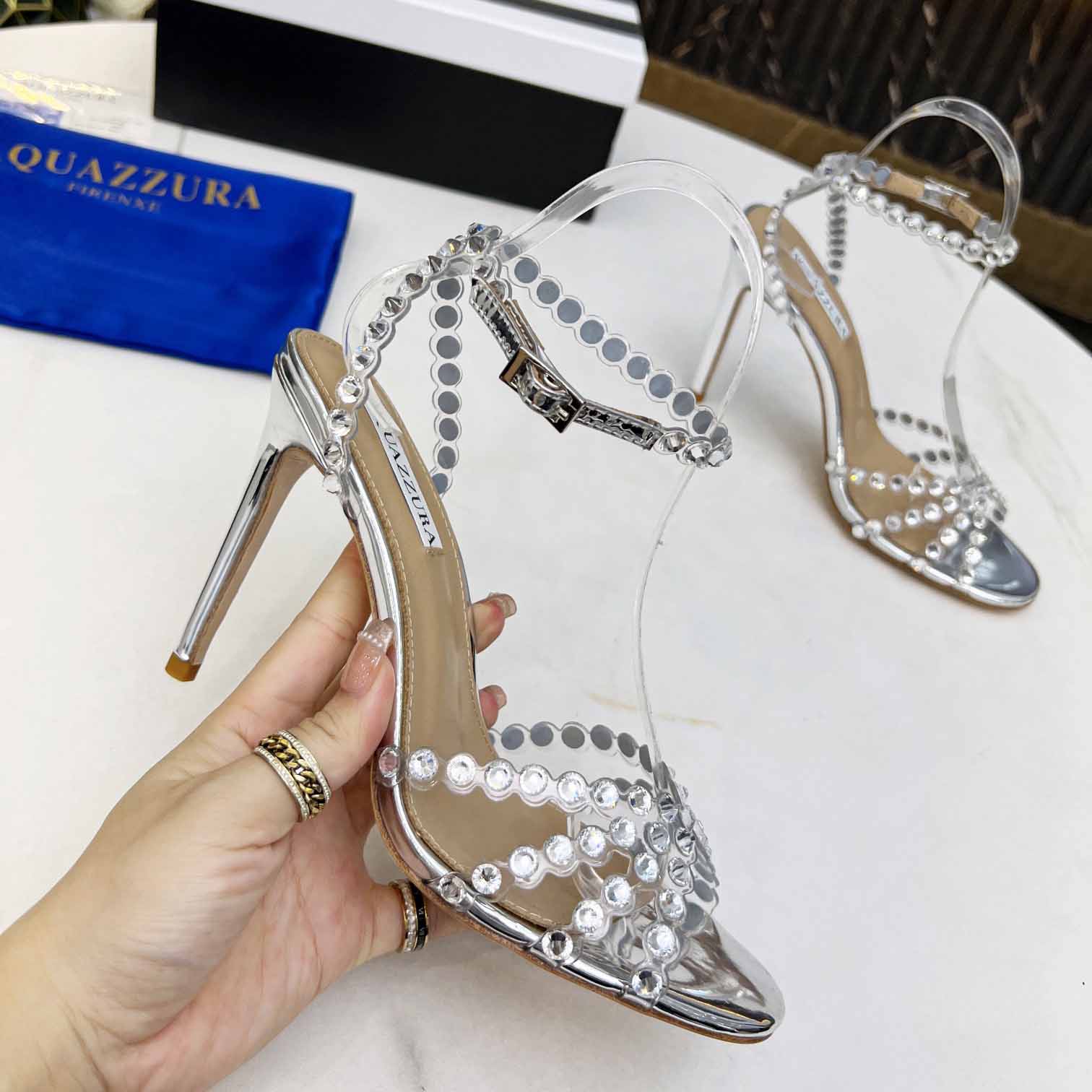 Aquazzura Tequila Plexi Sanda    - EUR FASHION