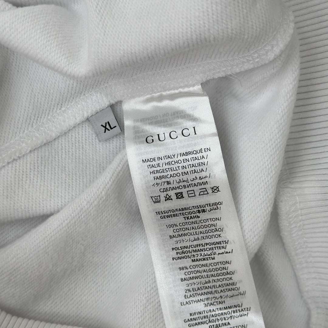Gucci Cotton Jersey Sweatshirt With Web - EUR FASHION