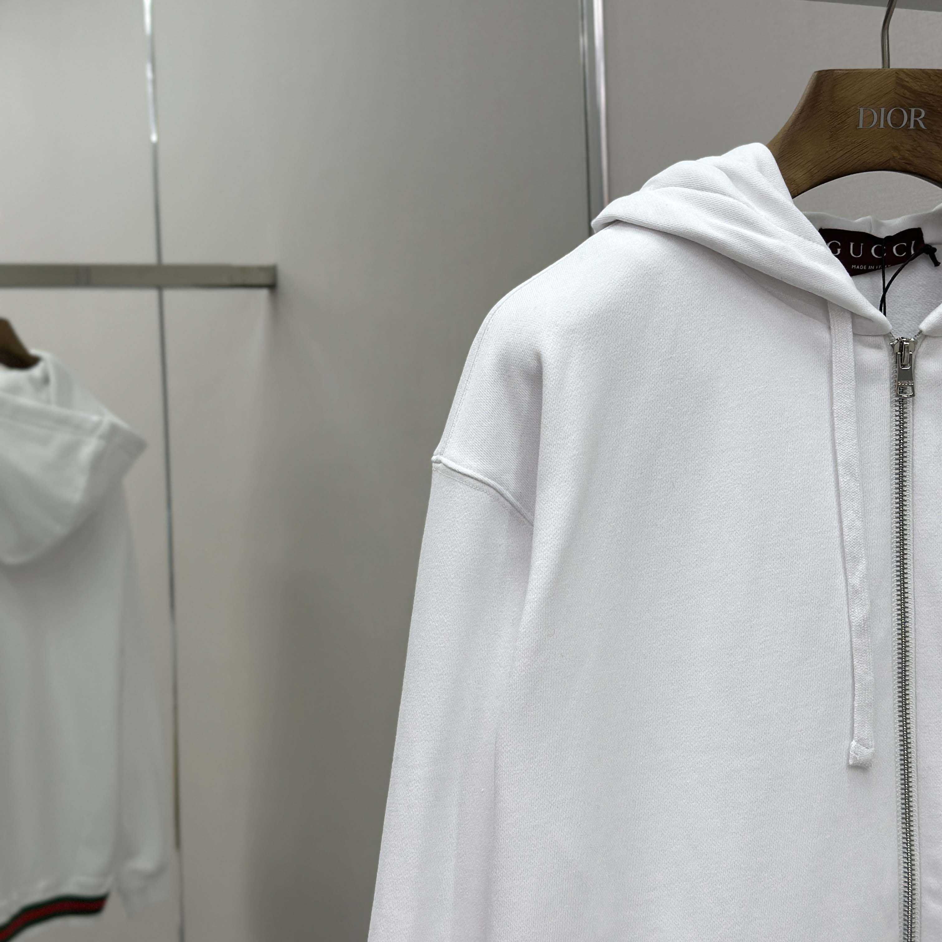 Gucci Cotton Jersey Sweatshirt With Web - EUR FASHION