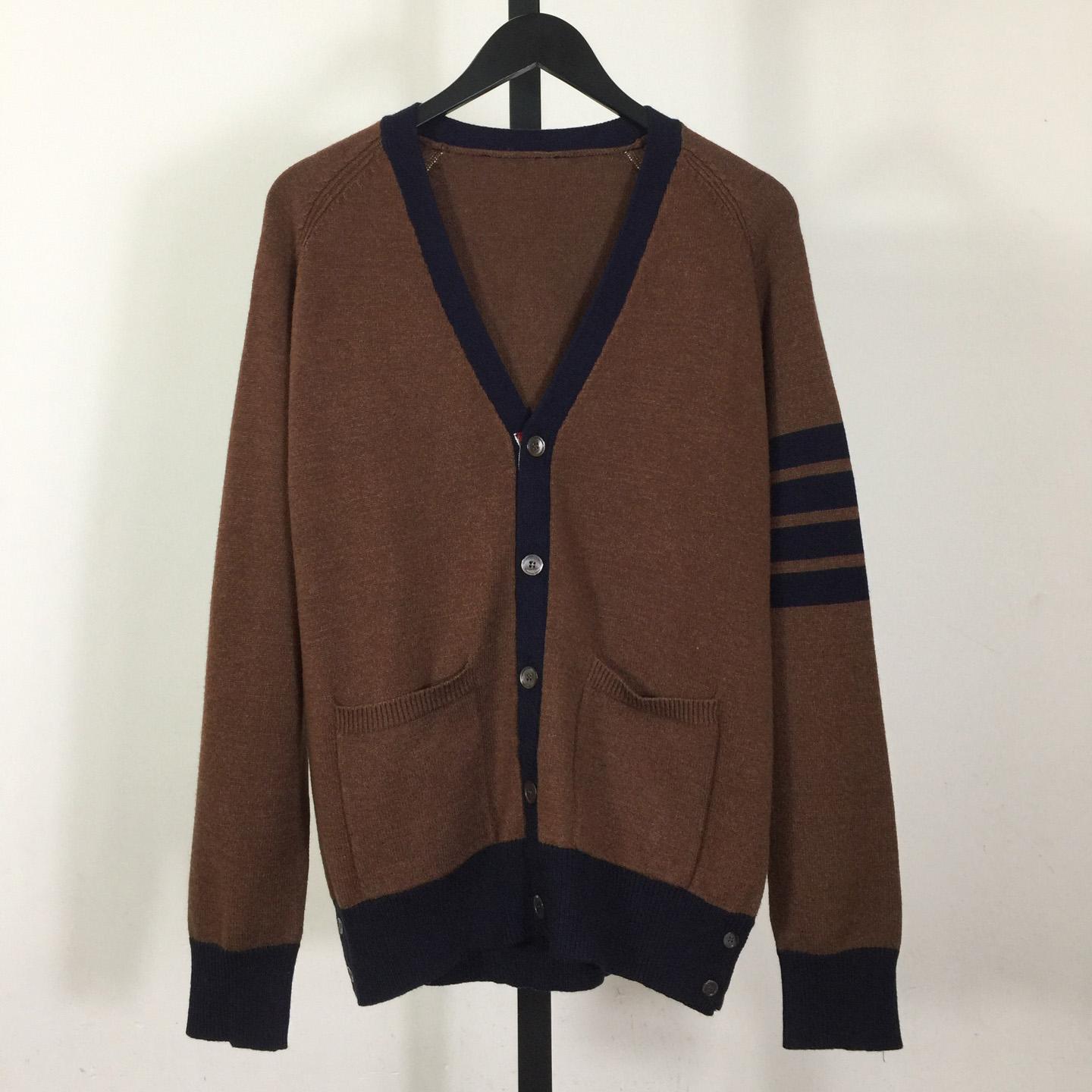 Thom Browne 4-Bar Cardigan - EUR FASHION