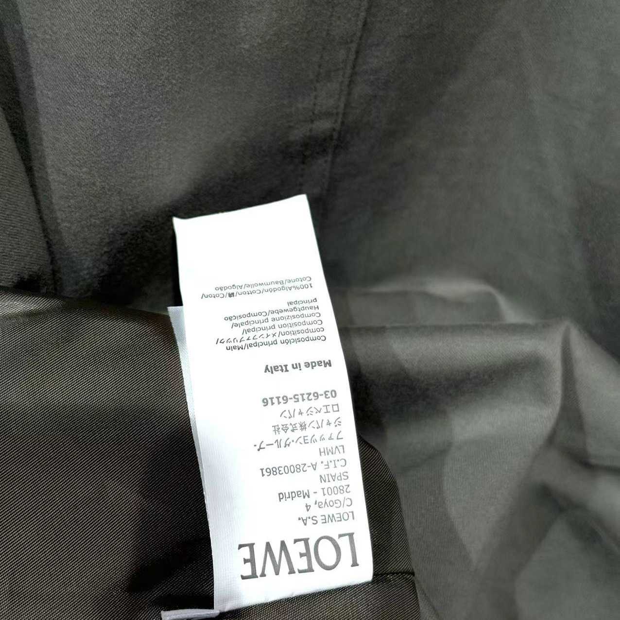 Loewe Belted Jacket In Cotton - EUR FASHION