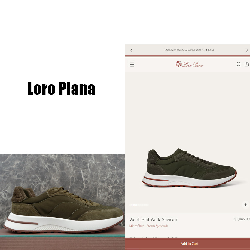 Loro Piana Week End Walk Sneaker  - EUR FASHION