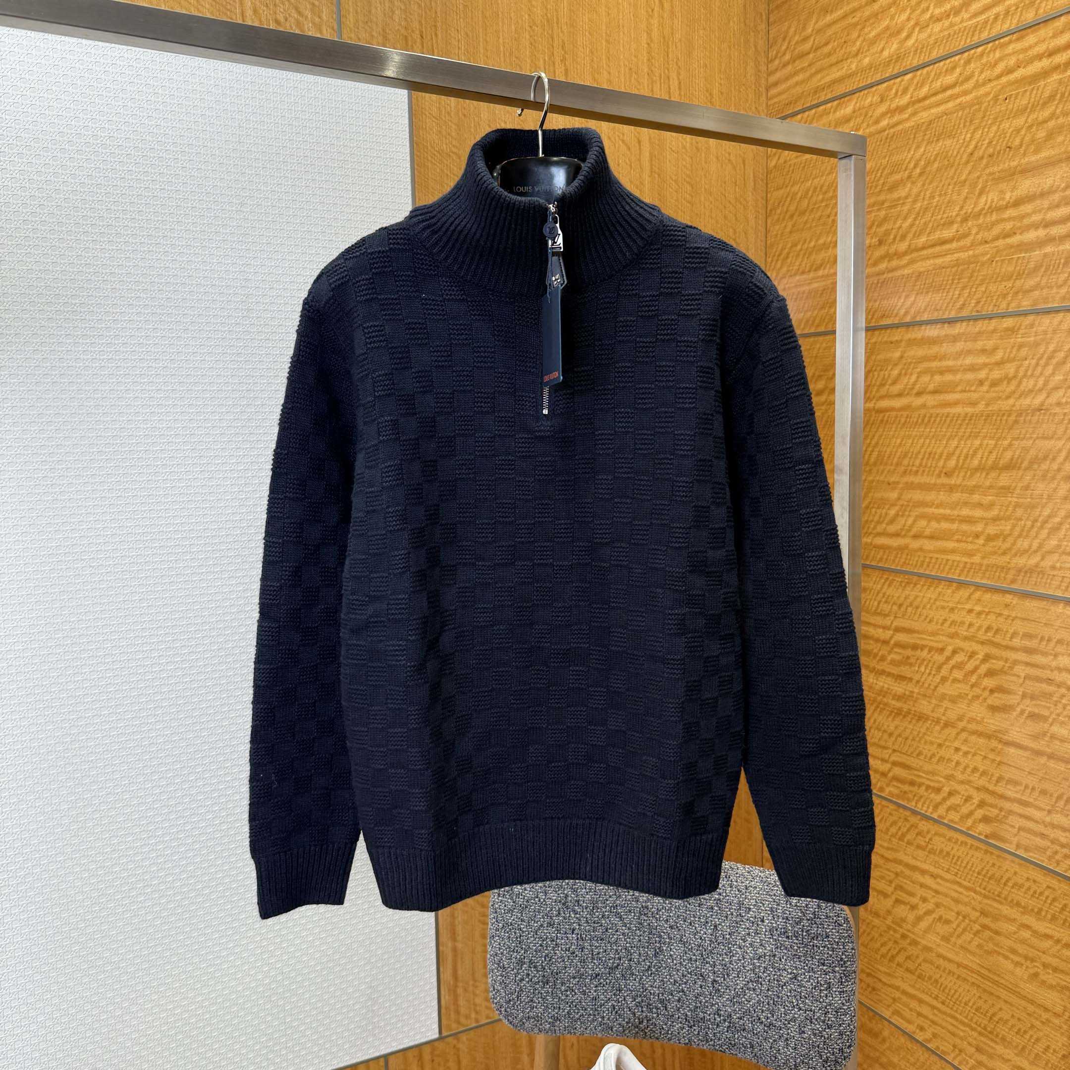 Louis Vuitton Cashmere-Wool Blend Half-Zip Pullover   1AIHNA - EUR FASHION