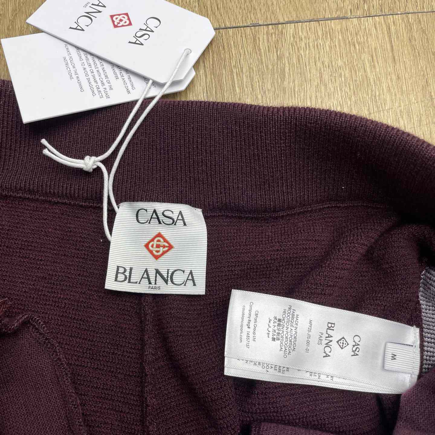 Casablanca Diagonal Tennis Merino Trousers   Z6026 - EUR FASHION