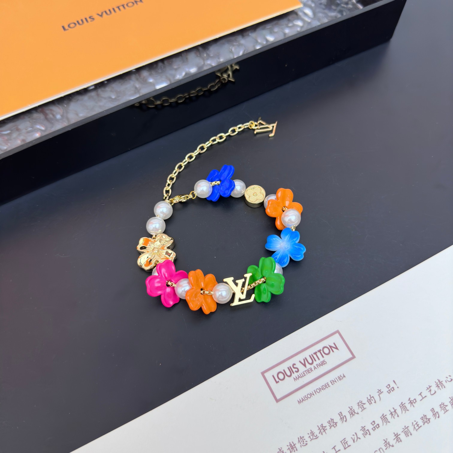 Louis Vuitton LV Surfin' Flower Bracelet   M1603A - EUR FASHION
