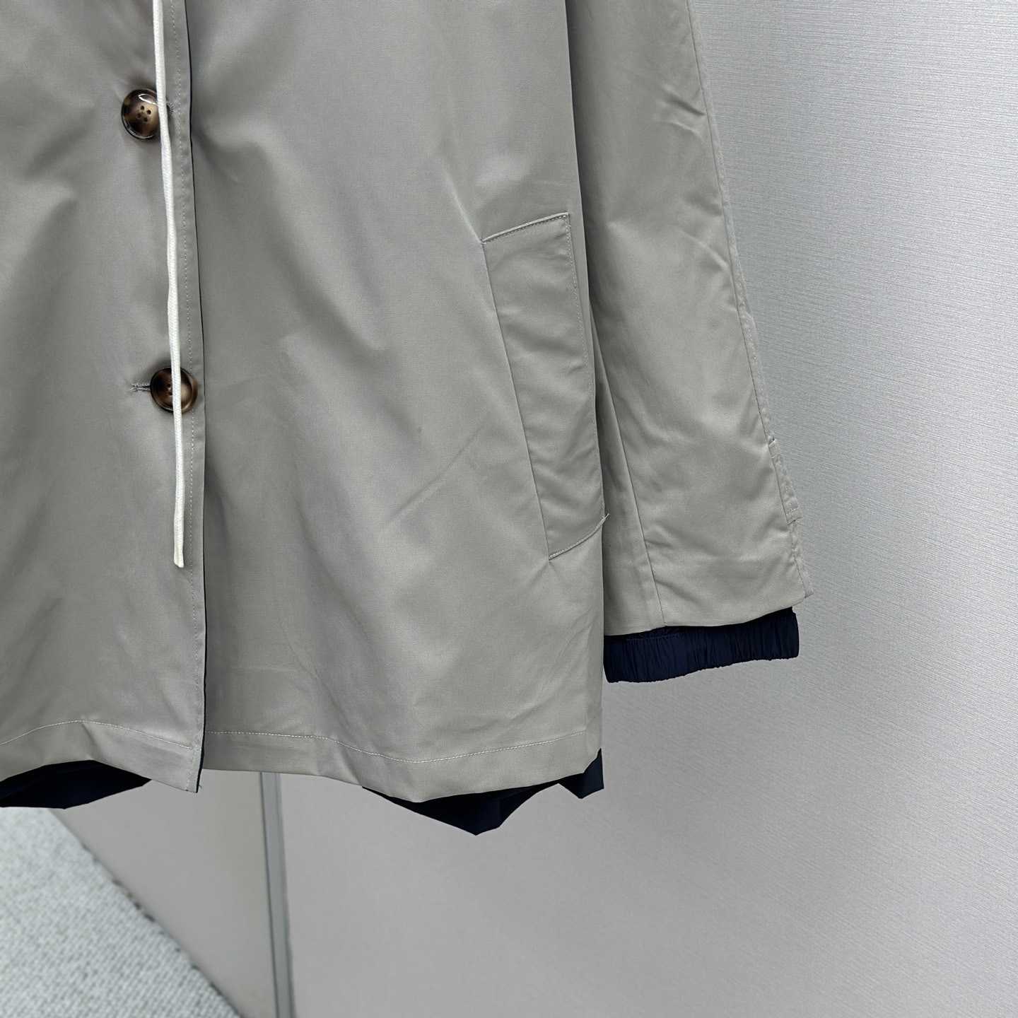 Miu Miu Panama Cotton And Technical Pongé Blouson Jacket - EUR FASHION