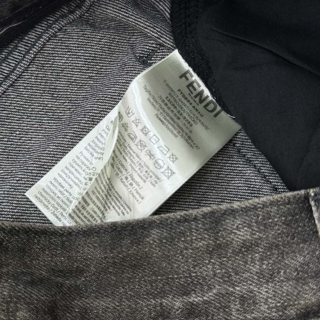 Fendi Grey Overdyed Jeans - EUR FASHION