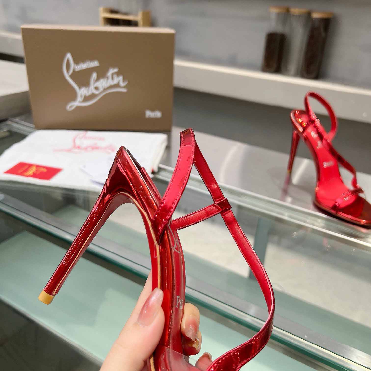 Christian Louboutin Rosalie 100 mm Sandals  - EUR FASHION