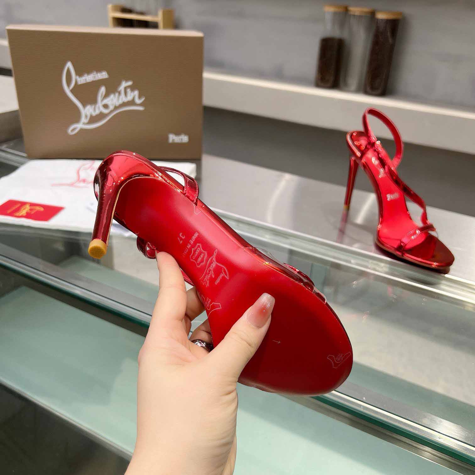 Christian Louboutin Rosalie 100 mm Sandals  - EUR FASHION