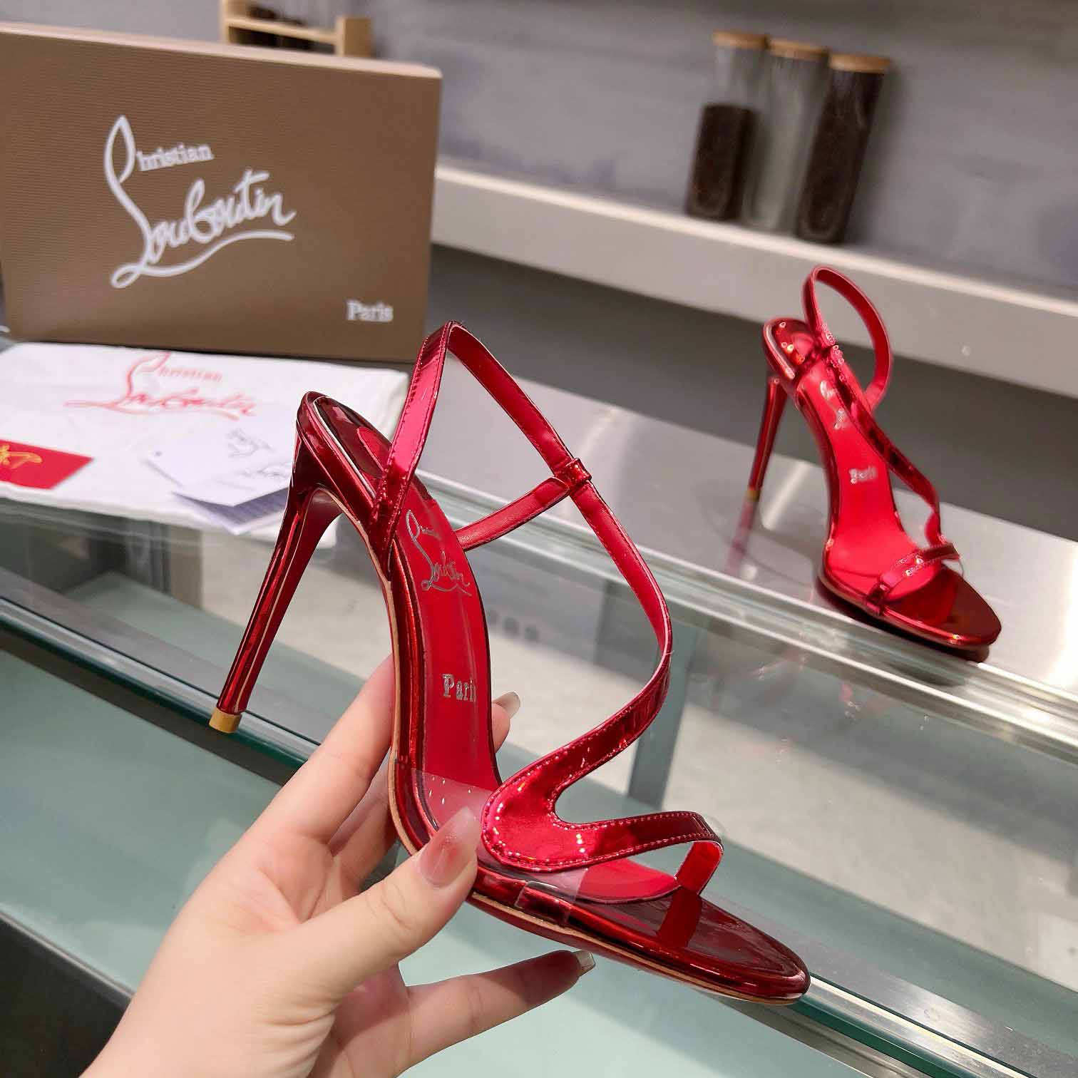 Christian Louboutin Rosalie 100 mm Sandals  - EUR FASHION