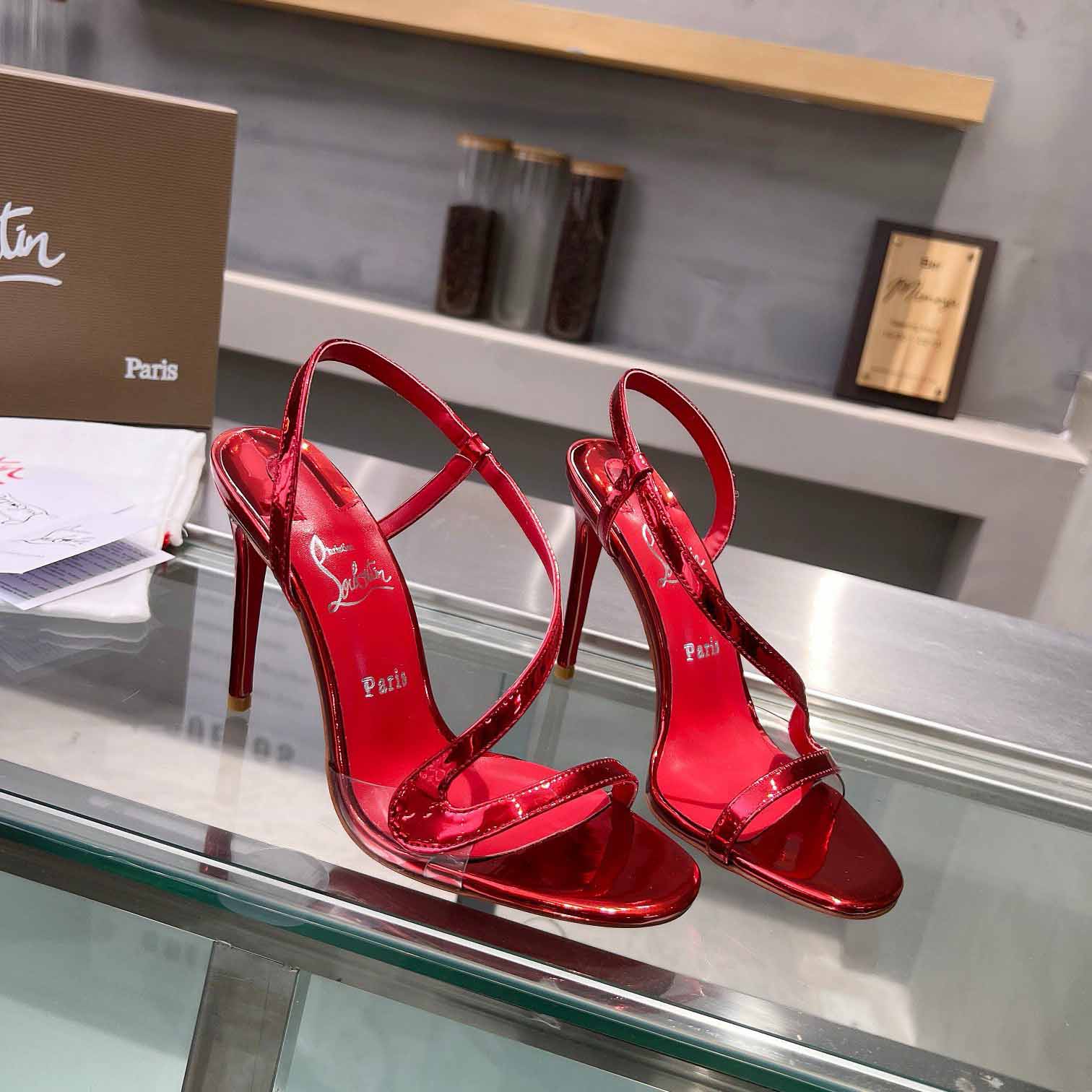 Christian Louboutin Rosalie 100 mm Sandals  - EUR FASHION