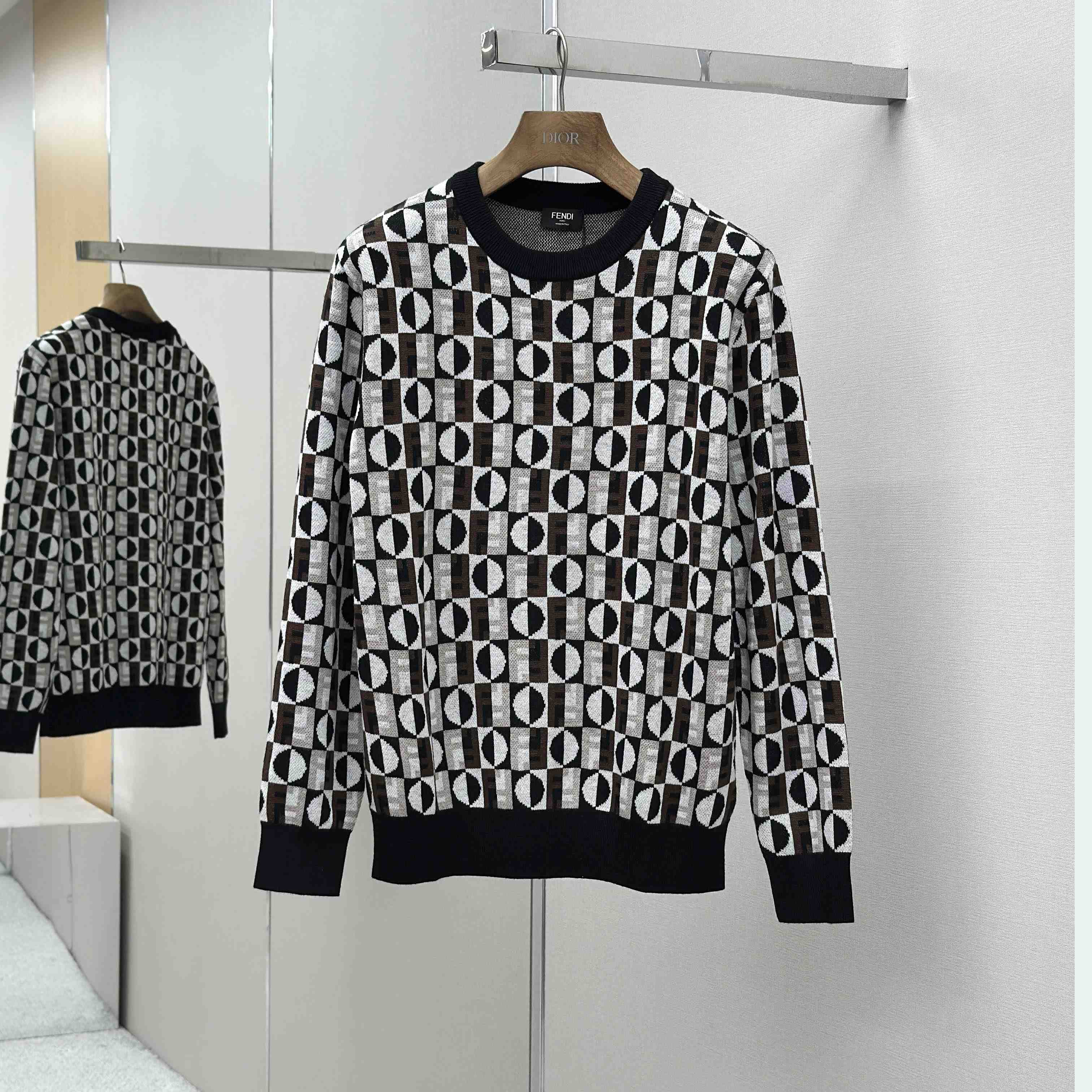 Fendi Multicolour Wool Jumper - EUR FASHION