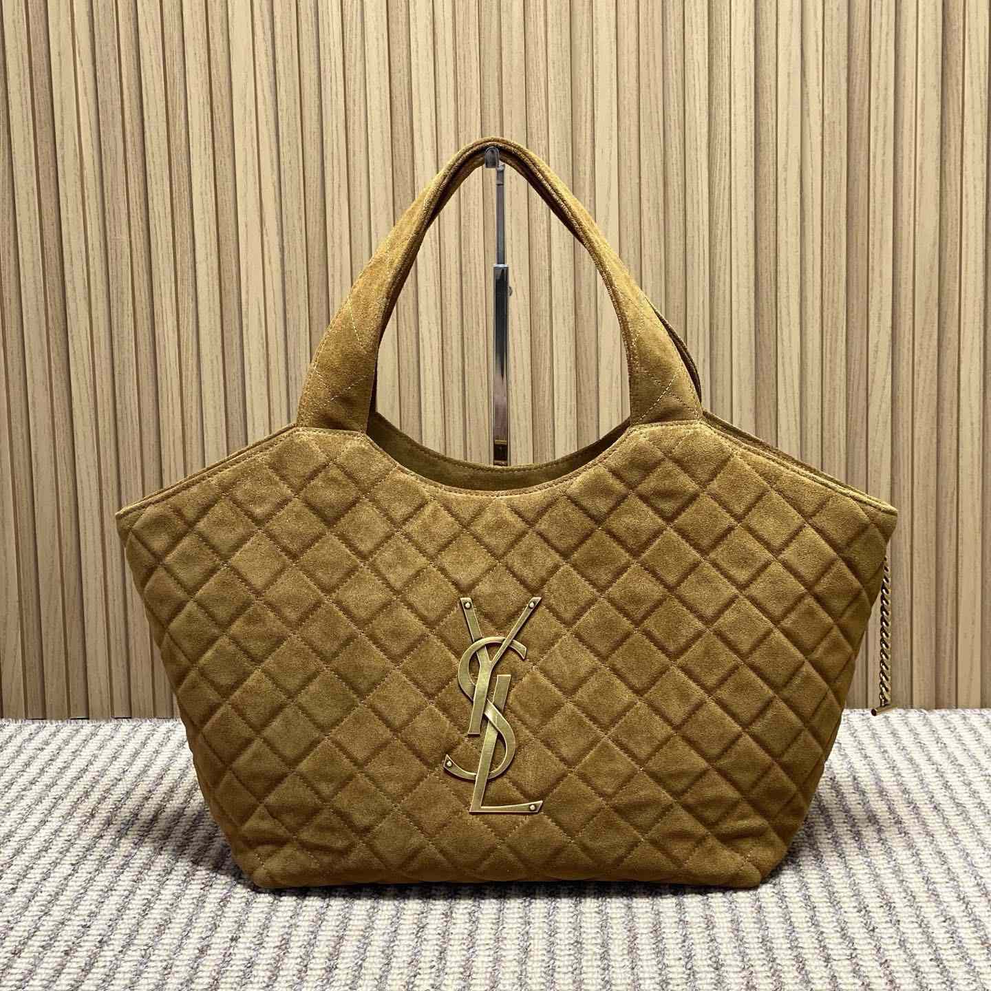 Saint Laurent Icare Medium In Quilted Suede  - EUR FASHION