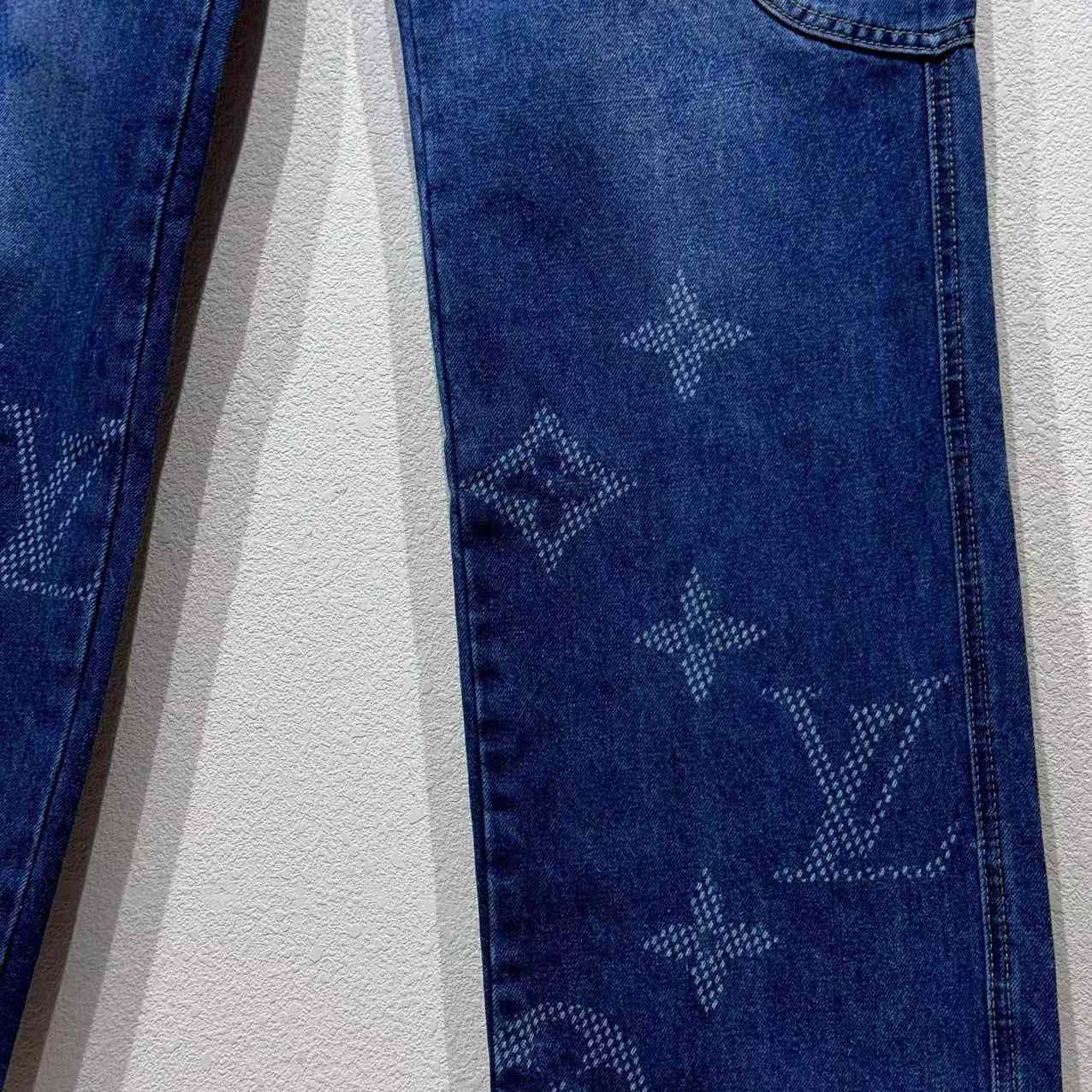 Louis Vuitton Monogram Denim Workwear Pants   1AIJUF - EUR FASHION