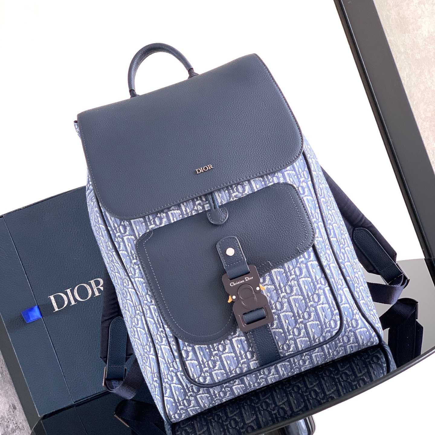 Dior Saddle Backpack With Flap  - EUR FASHION