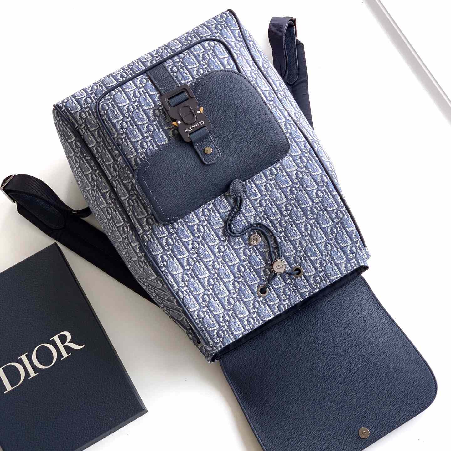 Dior Saddle Backpack With Flap  - EUR FASHION