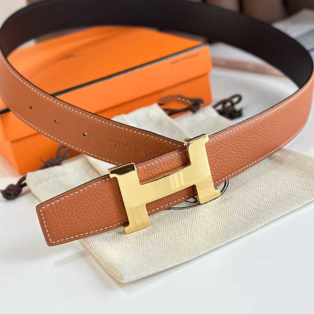 Hermes Reversible Leather Belts    38 mm - EUR FASHION