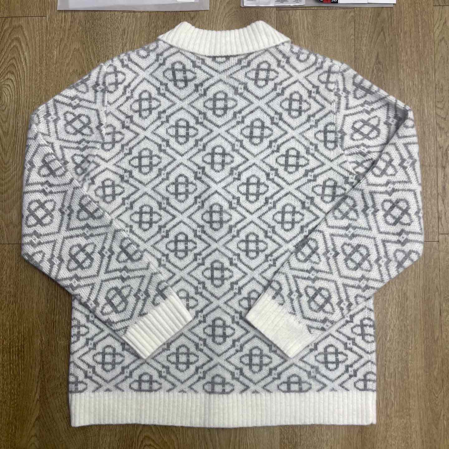 Casablanca Logo-pattern Zip-fastening Cardigan   D0115 - EUR FASHION