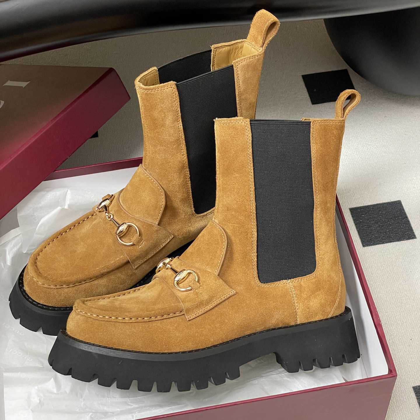 Gucci Women's Ankle Boot With Horsebit - EUR FASHION