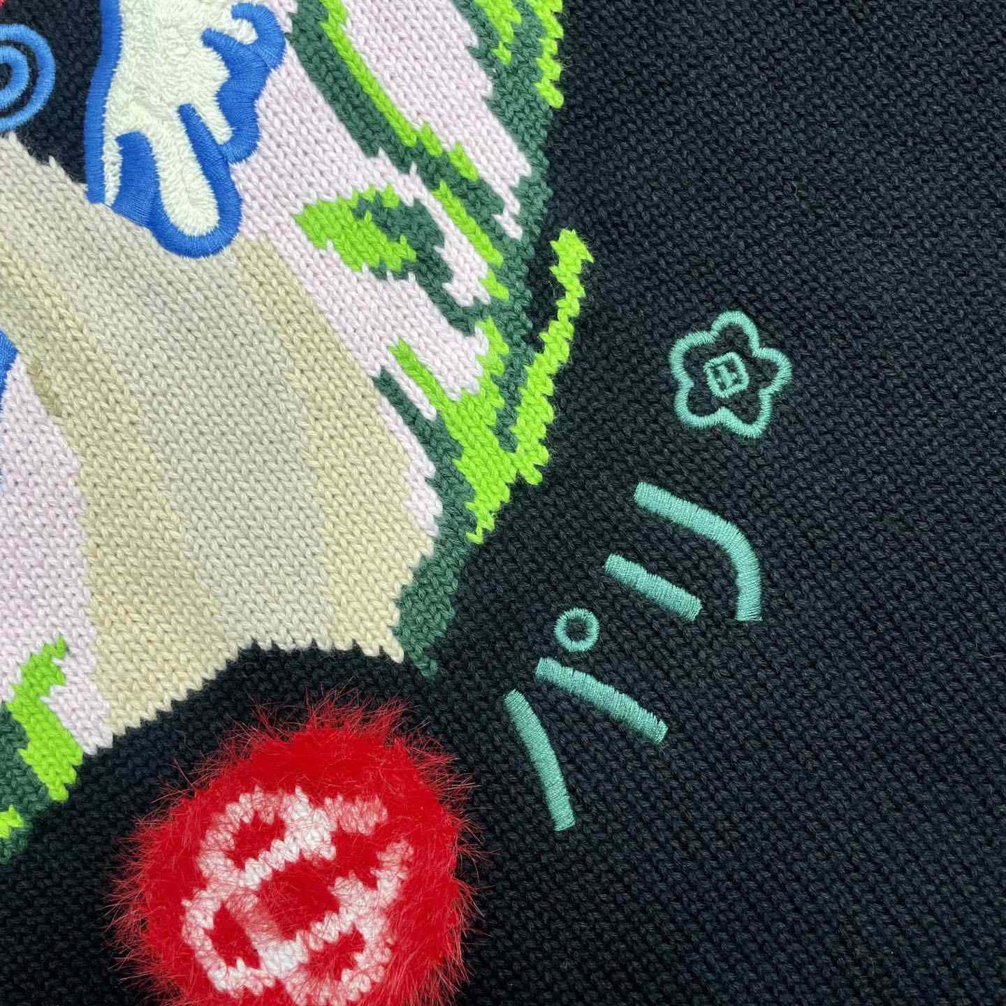 Casablanca Cotton Embroidered Mushroom Jumper  D0113 - EUR FASHION