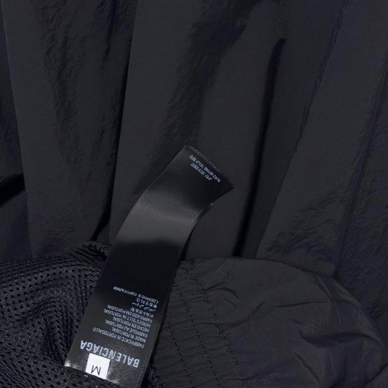 Balenciaga Tracksuit Jacket Medium Fit In Black  - EUR FASHION