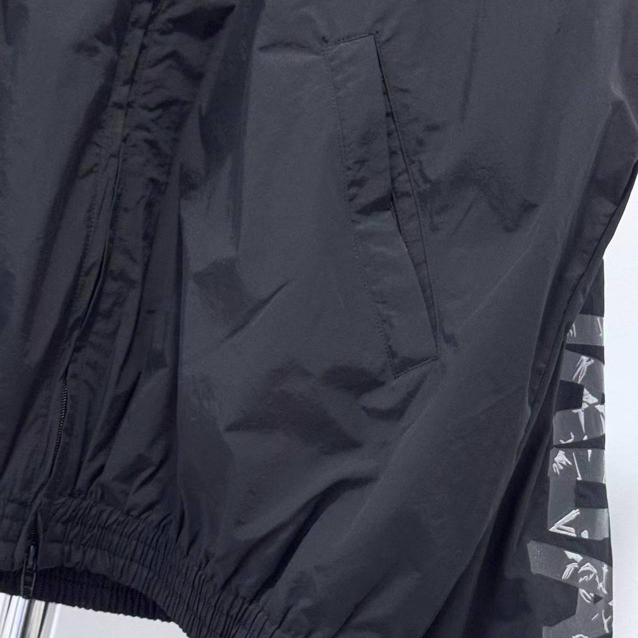 Balenciaga Tracksuit Jacket Medium Fit In Black  - EUR FASHION